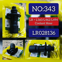 Coolant Hose LR028136 Compatible With LAND ROVER DISCOVERY V (L462) & RANGE ROVER IV (L405) & RANGE ROVER SPORT I (L320) & RANGE ROVER SPORT II (L494) & RANGE ROVER VELAR (L560) Tag No.343
