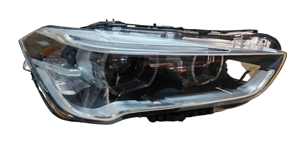 Complete Headlight Assy Set Without Fan Left 63117472223 & Right 63117472224 Compatible With BMW X1 F48 (2016-2019) Tag No.54