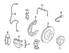 Front Left/Right ABS Wheel Speed Sensor 34356784618 Compatible With BMW Z4 Roadster E89