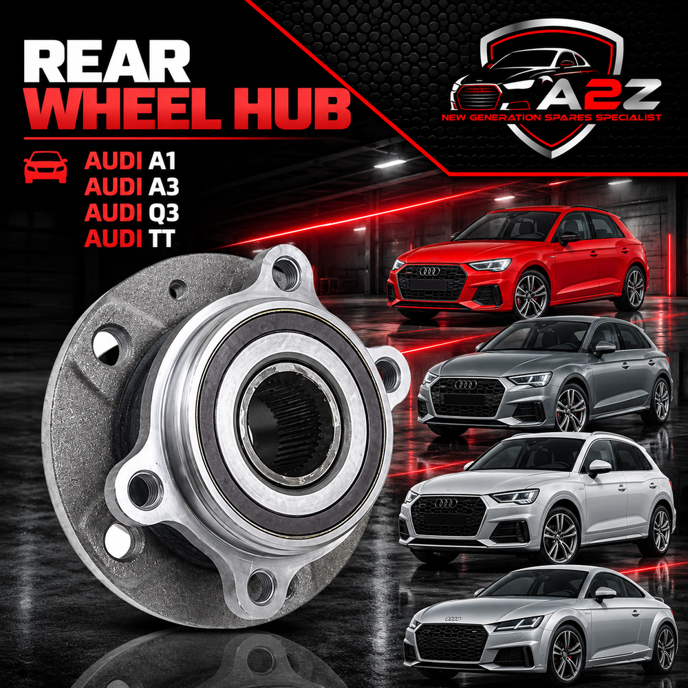 Rear Wheel Hub 1T0498621 3C0498621 5K0498621 8J0598625 Compatible With AUDI A1 A3 Q3 TT