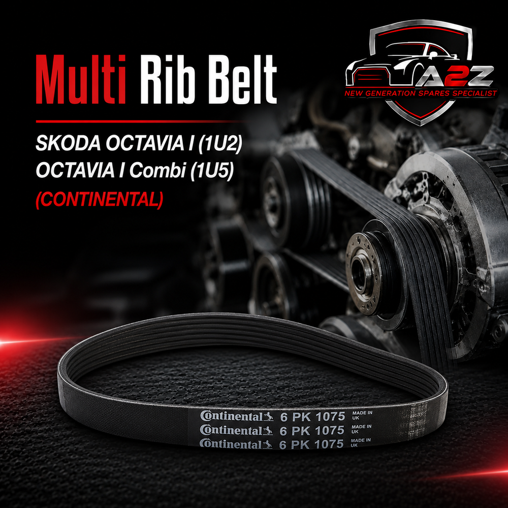 Multi Rib Belt 6PK906 038903137G Compatible With SKODA OCTAVIA I (1U2) OCTAVIA I Combi (1U5) (CONTINENTAL)