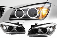 Headlight Headlamp Left & Right (Without Blaster) Compatible With BMW X1 E84 2009-2012 Helogen