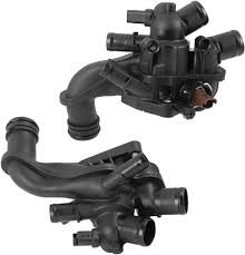 Thermostat Housing Assembly 11537534521AL Aluminium For MINI R56/R57 Tag-E-97