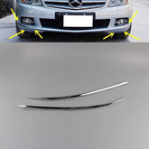 Front Bumper Chrome Left 2048850721 & Right 2048850821 Compatible With MERCEDES BENZ C-CLASS W204 T-1 2008-2011 Tag No.131