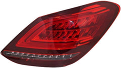 Tail Light Rear Lamp Compatible With MERCEDES-BENZ C-CLASS W205 (2019-2021) Tail Light Rear Lamp Left 2059064903 A2059064903 & Right 2059065003 A2059065003 Tag-TLM-109
