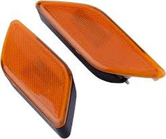 Front Bumper Reflector Left 2128200121 & Right 2128200021 Compatible with Mercedes Benz E-CLASS W212 2010-2013 Tag-FBL-09