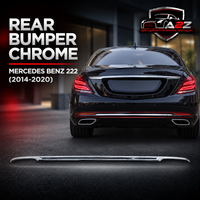 Rear Bumper Chrome A2228851721 Compatible With Mercedes Benz (222) (2014-2020) Tag No.228