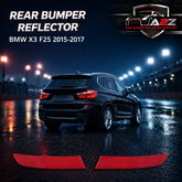Rear Bumper Reflector Compatible With BMW X3 F25 2015-2017 Rear Bumper Reflector Left 63257352209 & Right 63257352210 Tag-RB-62