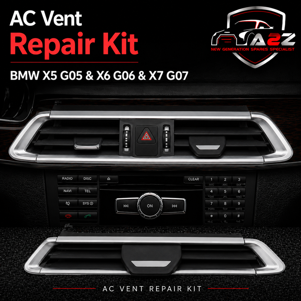 Center Right AC Conditioner Air Vent Grill Outlet Tab Clip Repair Kit 64119458543 Compatible With BMW X5 G05 & X6 G06 & X7 G07 Tag-ACR-05