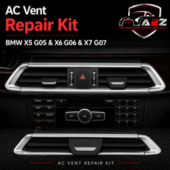 Center Right AC Conditioner Air Vent Grill Outlet Tab Clip Repair Kit 64119458543 Compatible With BMW X5 G05 & X6 G06 & X7 G07 Tag-ACR-05