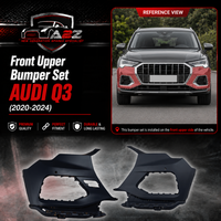 Front Upper Bumper Left 83A807107A & Left 83A807108A Compatible With AUDI Q3 (2020-2024) Tag No.75