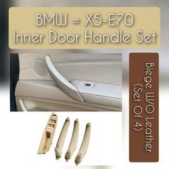 Inner Door Handle Assembly (Without Leather) Compatible With BMW X5 E70