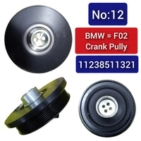 Crankshaft Pulley 11238511321 Compatible With BMW 5 Series (F10 F07 GT) 7 Series (F01, F02, F03, F04) & X3 (F25) & X5 (F15, F85) Tag-CP-12