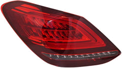 Tail Light Rear Lamp Compatible With MERCEDES-BENZ C-CLASS W205 (2019-2021) Tail Light Rear Lamp Left 2059064903 A2059064903 & Right 2059065003 A2059065003 Tag-TLM-109