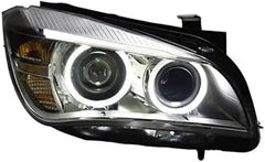 Headlight Headlamp Left & Right (Without Blaster) Compatible With BMW X1 E84 2009-2012 Helogen