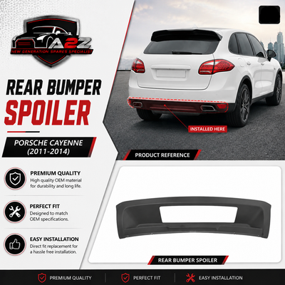 Rear Bumper Spoiler 95850583400 Compatible With Porsche Cayenne (2011-2014) Tag No.216