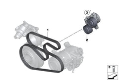 Belt Tensioner 11287810807 Compatible With BMW X3 (F25) Tag:9