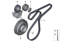 Belt 6PK1715 Compatible With BMW X1 (F48) & MINI (F56) | MINI / COOPER & MINI COUNTRYMAN (F60) Tag-BEL-32