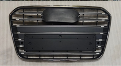 S6 Matt Grey Upgrade Show Grill Compatible With Audi = A6 (2012-15) Tag No.57