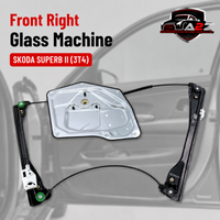 Front Right Glass Machine 3T0837462A Compatible With SKODA SUPERB II (3T4)