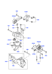 Engine Bracket Mount Left LR039527 Compatible With LAND ROVER DISCOVERY SPORT (L550) & FREELANDER 2 (L359) | LR2