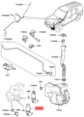 Windshield Washer Pump LR013950 Compatible With LAND ROVER DISCOVERY IV (L319) | LR4 DISCOVERY SPORT (L550) RANGE ROVER EVOQUE (L538)