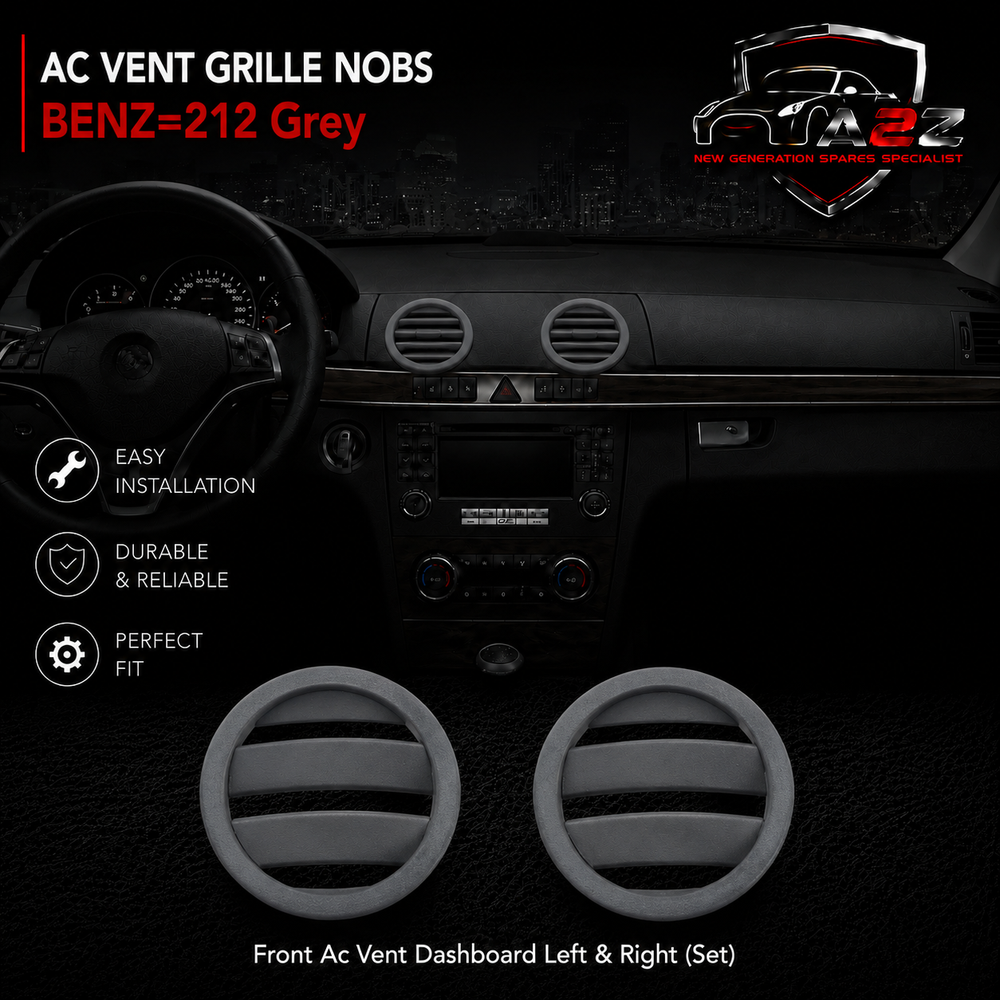 Front Ac Vent Dashboard Left & Right (Set) 21283103598N85 21283104598N85 Compatible With BENZ=212 Moka Round