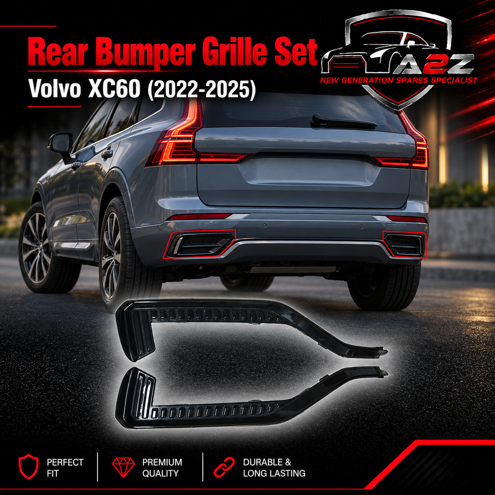 Rear Bumper Grille Set Left 32136213 & Right 32136214 Compatible With Volvo XC60 (2022-25)
