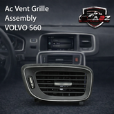 Black Ac Vent Grille Assembly Right 31281852 & Left 31281851 & Center 31302138 Compatible With VOLVO S60