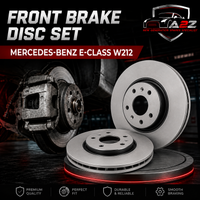 Front Brake Disc Set A0004211212 A2044210812 Compatible With MERCEDES-BENZ E-CLASS W212