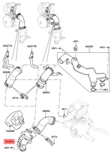 Elbow (Thermostat) LR035124 Compatible with LAND ROVER RANGE ROVER IV (L405) & RANGE ROVER SPORT II (L494)