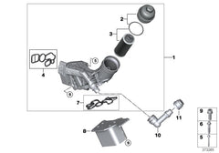 OIL COOLER 11428574005 11428585625 8574005 8585625 For BMW 3 Series F30,F80 & 5 Series F10,X3 F25 Tag-O-26