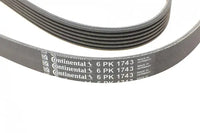 Multi Rib Belt 6PK1743 LR000996 9186352 9434341 Compatible With LAND ROVER FREELANDER 2 (L359) | LR2 (CONTINENTAL) Tag no : 9