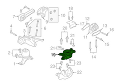 Engine Mount LR062669 Compatible With LAND ROVER FREELANDER 2 (L359) | LR2