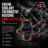 Engine Coolant Thermostat Housing 11518516203 For BMW 3 Series E90 F30 & 5 Series F10, X1 E84, X3 F25 Tag-E-74/75