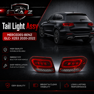 Tail Light Rear Lamp Left 2539065102 & Right 2539065202 Compatible With MERCEDES-BENZ GLC- X253 2020-2022