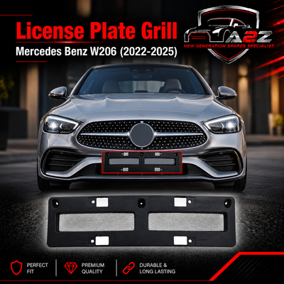 License Plate Grill 2068808602 A2068808602 Compatible With Mercedes Benz W206 (2022-25) Tag No.370