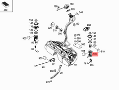 Fuel Pump 2184700994 2044702094 2044704594 2184700194 A2044702094 A2044704594 Compatible With MERCEDES-BENZ C-CLASS (W204) & CLS (C218) & E-CLASS (W212) Tag-F-65