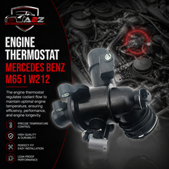 Engine Thermostat A6512000615 A6512001215 A6512001500 A65120017 15A6512002800 Compatible With Mercedes Benz M651 W212 E220 E250