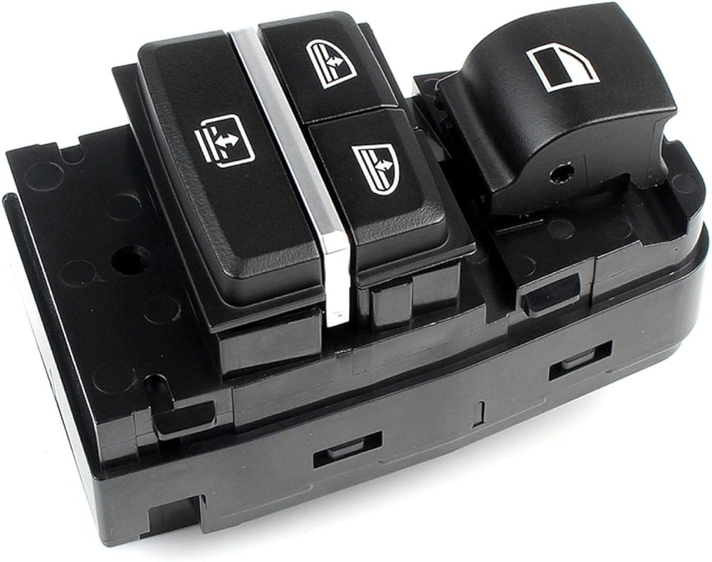 BMW 7 Series F02 & 5 Series F10 /F07/F06/ 8 Pin Window Black Switch Compatible with F01/F02/F03/F04/F10/F12/F13 61319352183 61319204862 61319195269 Tag-SW-20
