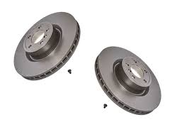 Front Brake Disc Set LR031845 LR011591 Compatible With LAND ROVER RANGE ROVER III (L322) & RANGE ROVER IV (L405)
