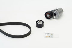 Multi Rib Belt Kit 6DPK1817K1 11282339110 11287800333 11287800345 11287800562 Compatible With BMW 3 (E90), 3 Convertible (E93), 5 (E60), X1 (E84), X3 (E83) (CONTINENTAL)