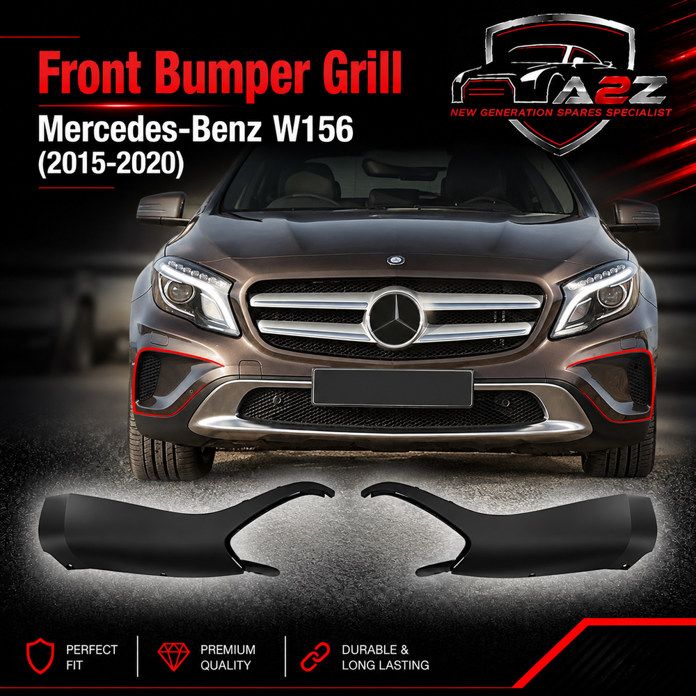 Front Bumper Grill Left 1568851125 Right 1568851225 A1568851125 Compatible With Mercedes-Benz GLA Class W156 (2015-2020) Tag No.113
