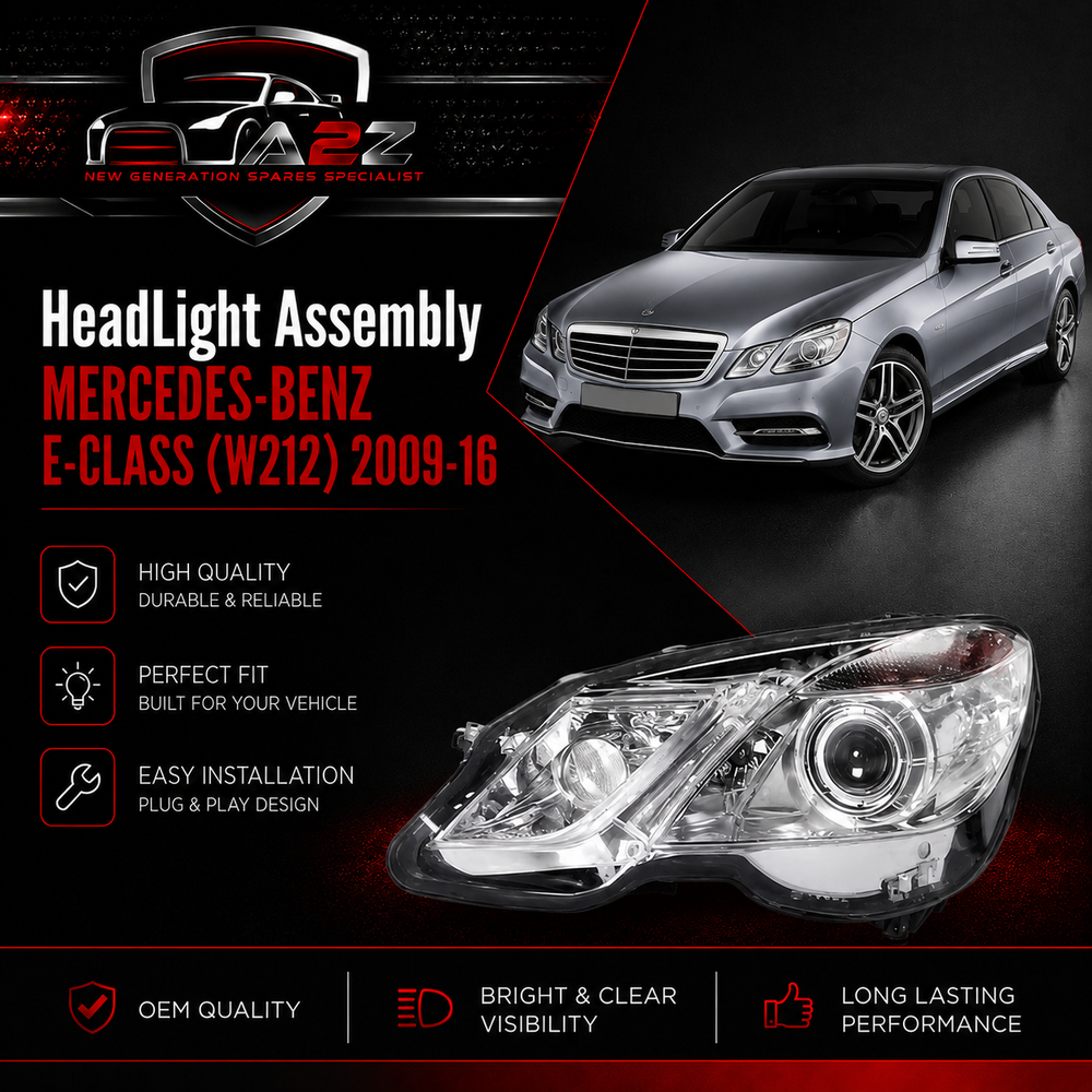 Headlight Headlamp Left 2128200939 & Right 2128201039 Compatible With MERCEDES-BENZ E-CLASS (W212) Tag No.123