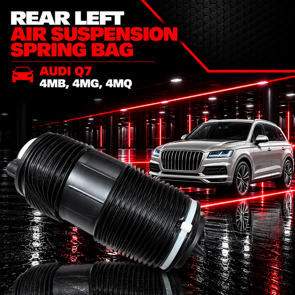 Rear Left Air Suspension Spring Bag 4M0616001P 4M0616001AA 4M0616001AH Compatible With AUDI Q7 4MB, 4MG, 4MQ