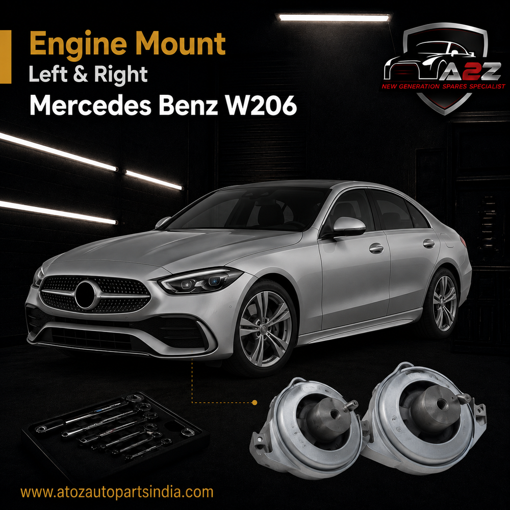 Left Engine Mount 2062401400 & Right 2062401500 Compatible With Mercedes Benz W206