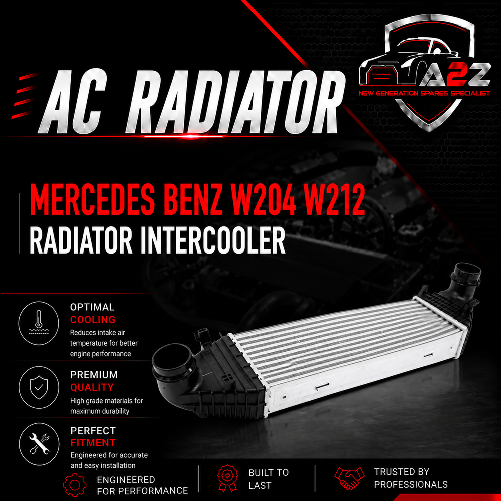 Radiator Intercooler 2045000100 Compatible With Mercedes Benz W204 W212