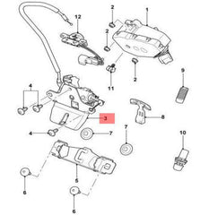 Front Door Latch Left & Right C2D2057 Compatible With Jaguar & For XF & For XJL
