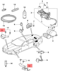 Front Left Suspension Height Level Sensor C2D6857 Compatible With JAGUAR XJL