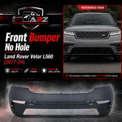 Front Bumper No Hole LR093475 Compatible With Land Rover Velar L560